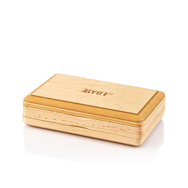 Natural Wood Solid Top Storage Box (Small)