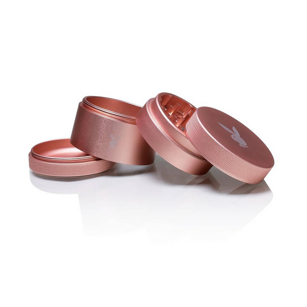 PLAYBOY x Kannastör 4pcs Aluminum 2.2" Grinder - Rose Gold